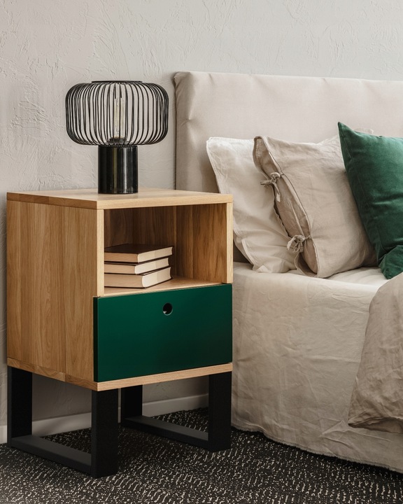 Nogi Metalowe LOFT do Mebli Szafki Komody Taboretu Podstawki Czarne 36×20cm - obrazek 5