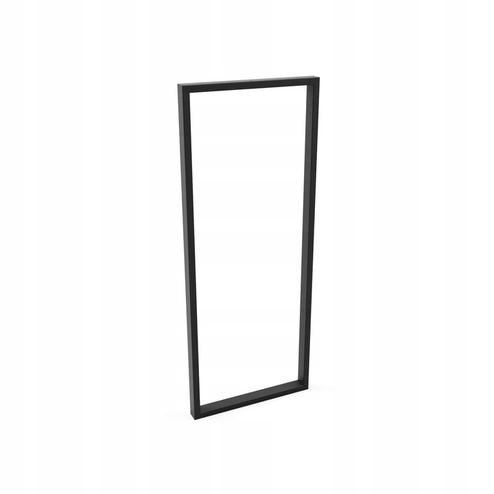 Nogi Metalowe do Stołu Biurka LOFT Stalowe Czarne Mat Prostokąt 40×100cm 2x - obrazek 2