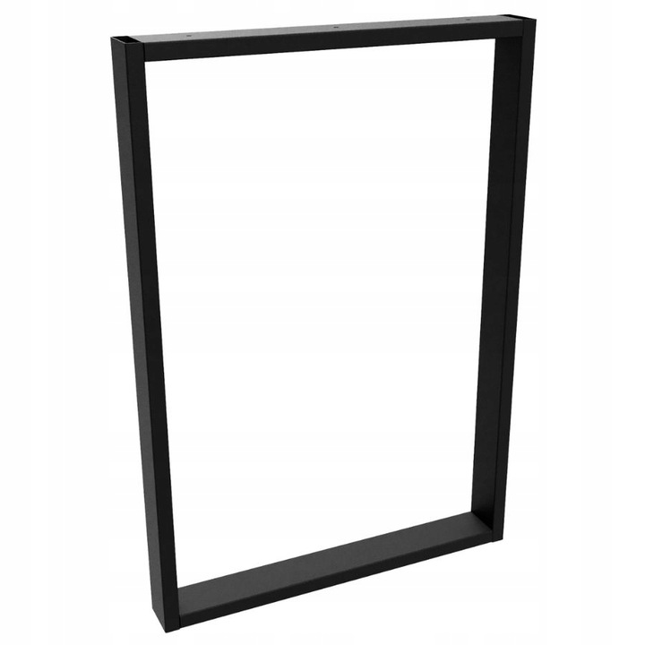 Nogi do Stołu Biurka Mebli Metalowe LOFT Czarne STABILNE 73x72 cm 2 szt.